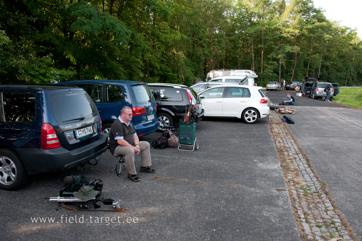 Most of shooters coming by car